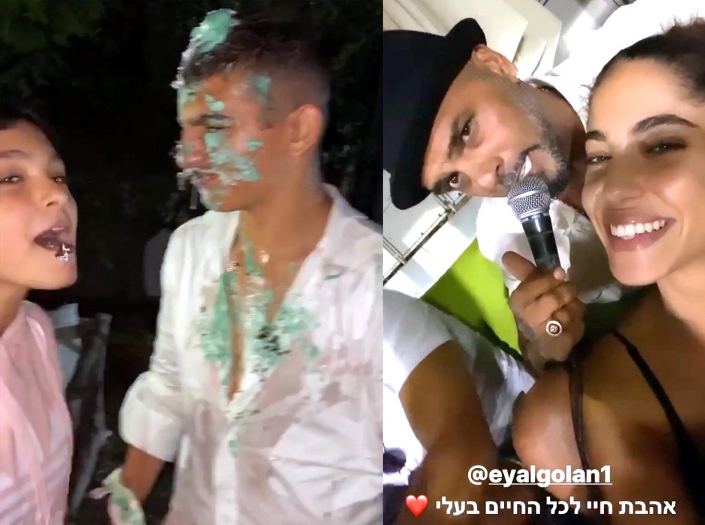 הנשיקה הצרפתית לאייל גולן, העוגה לפרצוף: מה שפספסתם במסיבת יום ההולדת הפרועה!
