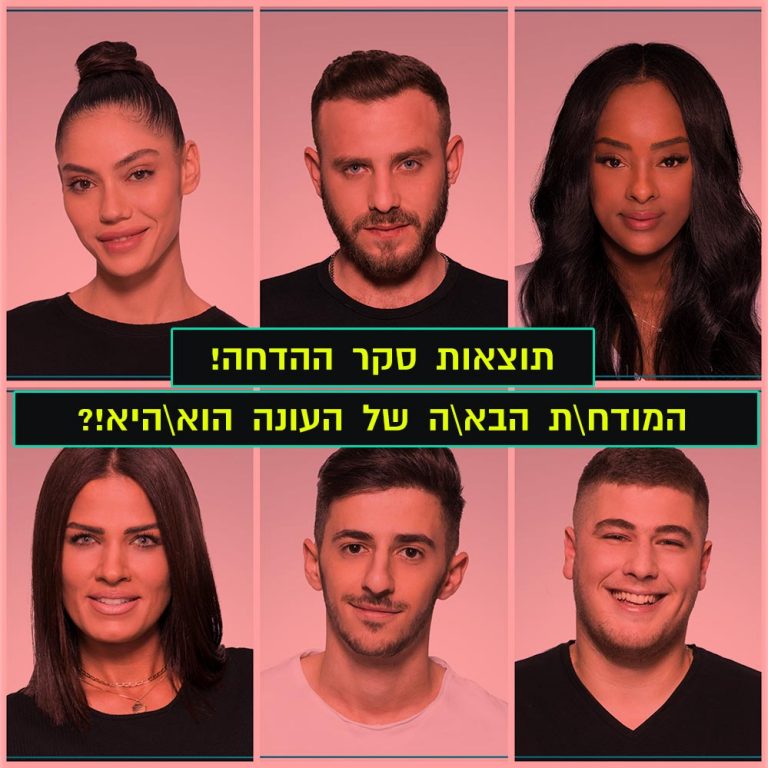 תוצאות סקר: המודח ה-15 מבית האח הגדול 2020 הוא\היא!?