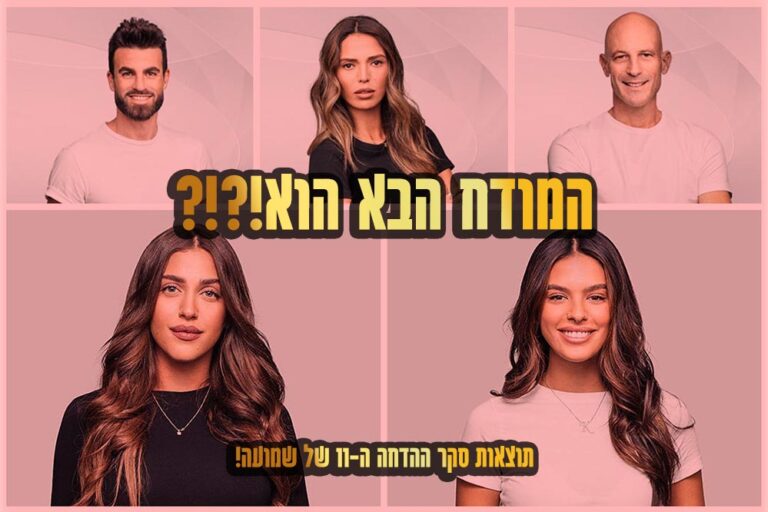 תוצאות סקר: המודח ה-10 מבית האח הגדול 2021 הוא\היא!?