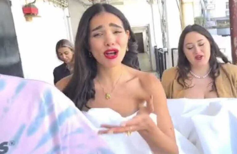 תיעוד מטריד: כוכבת "אהבה חדשה" נויה אריאלי רצה למקלט במהלך צילומים