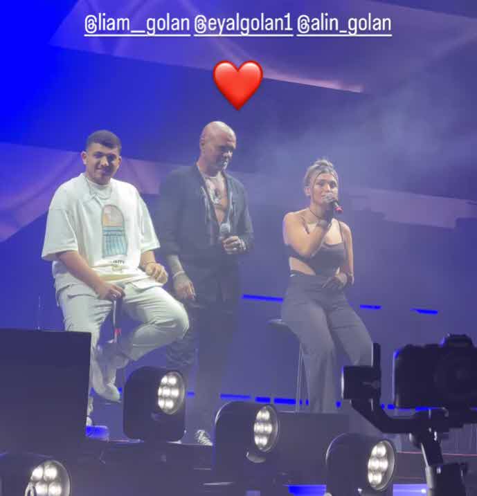 בתם של אייל גולן ודניאל גרינברג עלתה לבמה בהופעה ולא תאמינו מה קרה!
