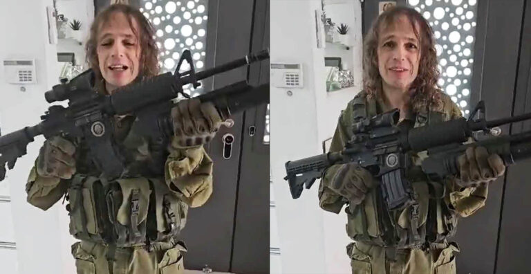 במדי צה"ל ונשק של לוחם: אמיר חצרוני עוקץ וחוטף מהגולשים