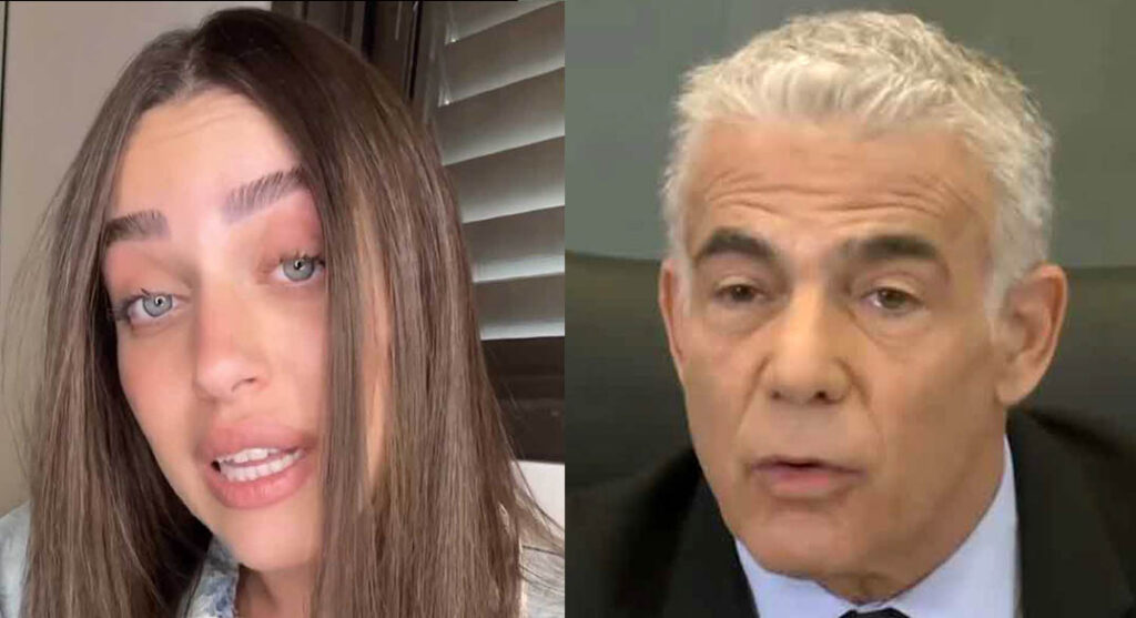 לינור סביניק נגד יאיר לפיד: "למה על הז*ן שלך, למה לא לעזור?"