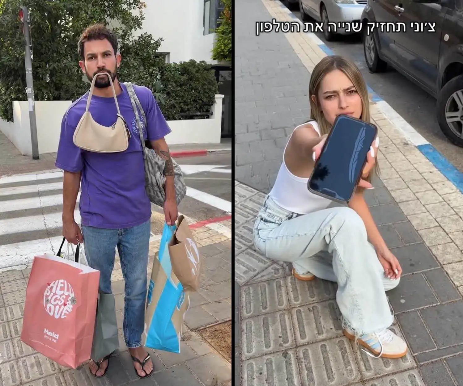עידן גלפר ואמילי קופר ברגע אינטימי ראשון וזוגי במיוחד