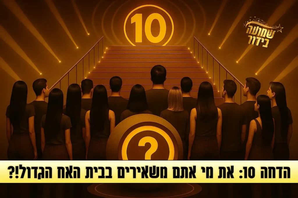 סקר הדחה עשירי לעונה: את מי אתם משאירים בבית האח הגדול 2025?