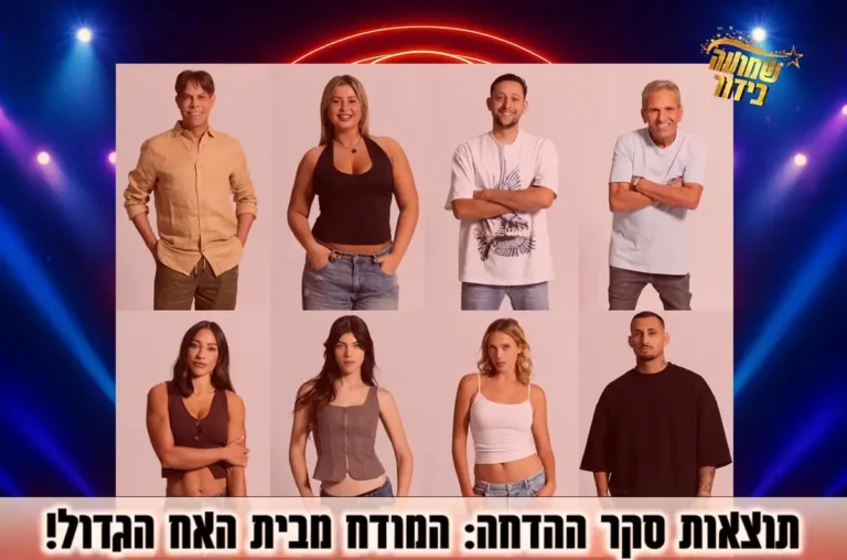 תוצאות סקר: המודח או המודחת מבית האח הגדול 2025 הוא\היא!?