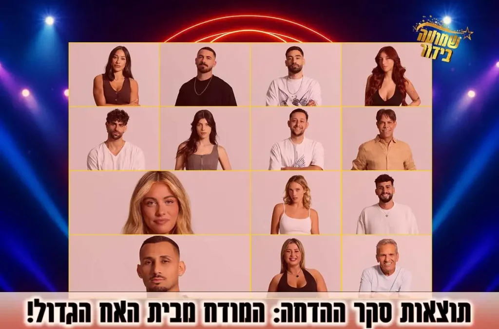 תוצאות סקר: המודח או המודחת מבית האח הגדול 2025 הוא\היא!?