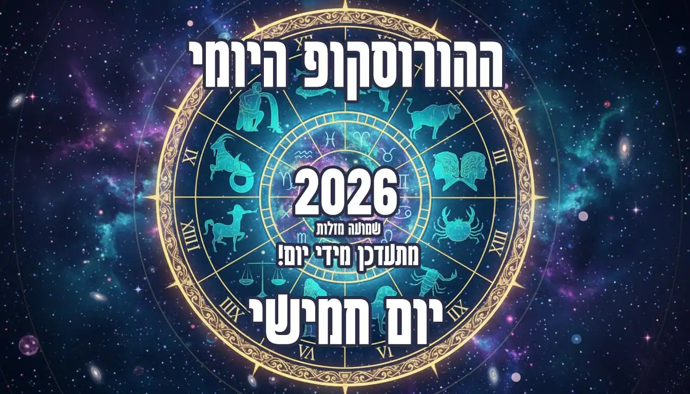 הורוסקופ יום חמישי 2026