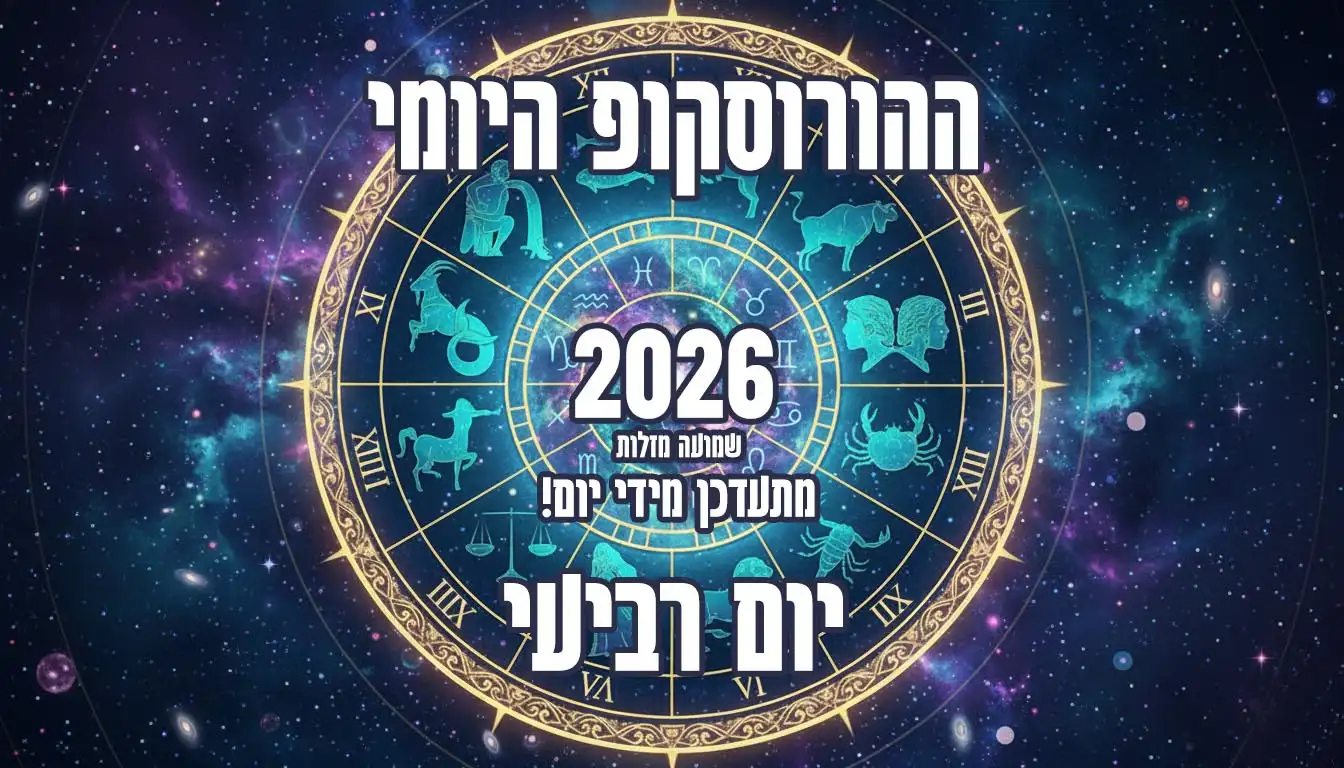 הורוסקופ יום רביעי