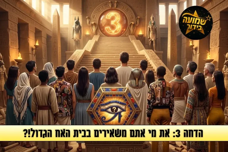 סקר הדחה 3: את מי אתם משאירים בבית האח הגדול 2026?