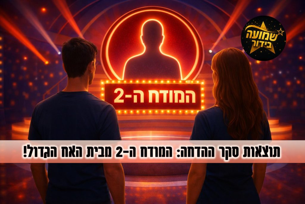 תוצאות סקר: המודח ה-2 מבית האח הגדול 2026 הוא\היא!?