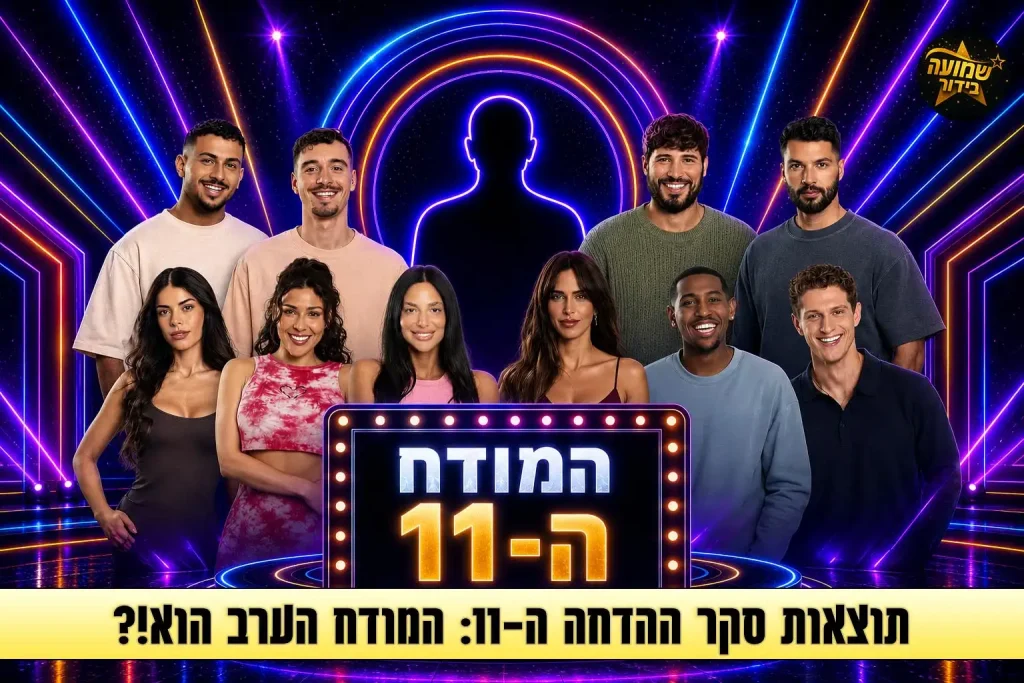 תוצאות סקר: המודח ה-11 מבית האח הגדול 2026 הוא\היא!?