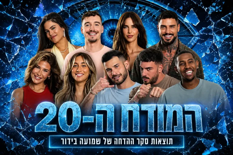 תוצאות סקר: המודח ה-20 מבית האח הגדול 2026 הוא\היא!?