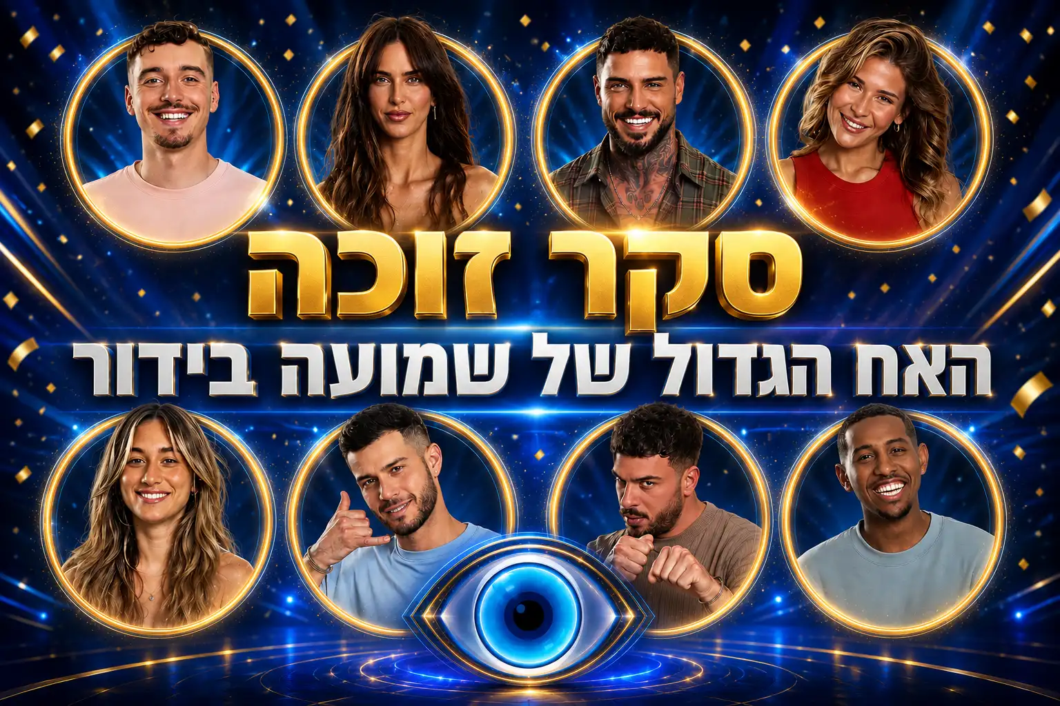 סקר: מי המנצח שלכם בעונת האח הגדול 2026?